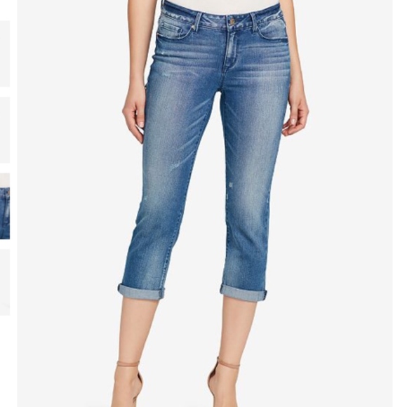 NWT Vintage America Boho Cropped Skinny Jeans 8 - Picture 1 of 5